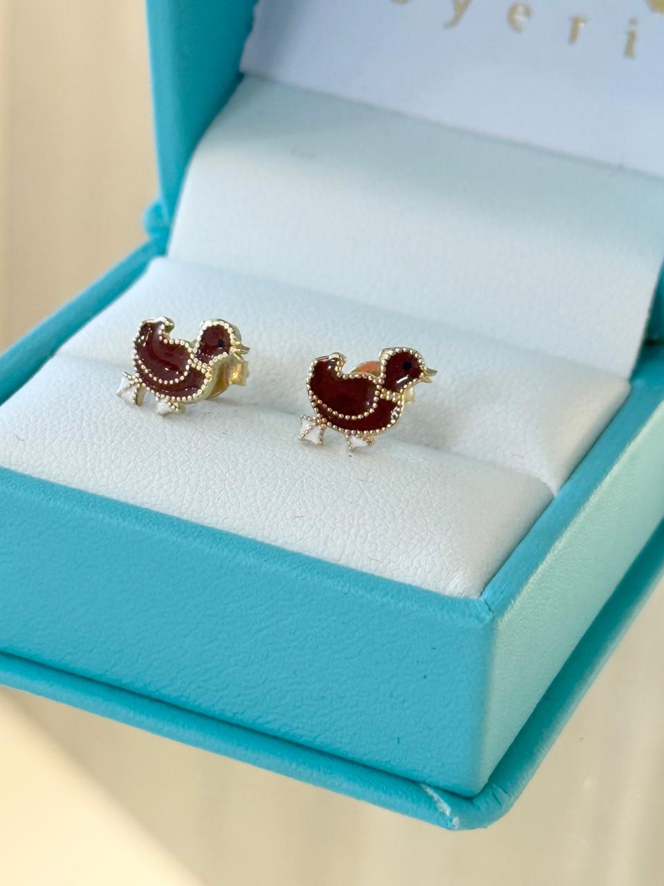ARETES GANZOS VANCLEEF 14K 1.7GR